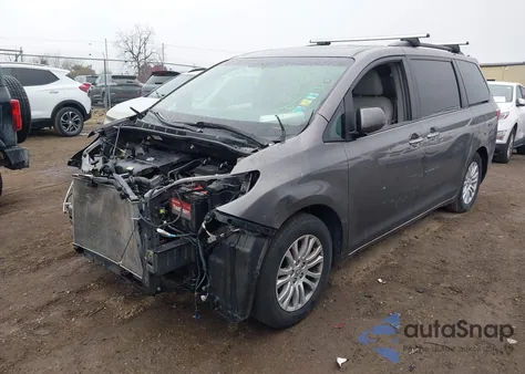 2015 Toyota Sienna Xle Premium 8 Passenger from USA, damaged, VIN 5TDYK3DC3FS622147